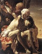 TERBRUGGHEN, Hendrick, St Sebastian Tended by Irene and her Maid rt